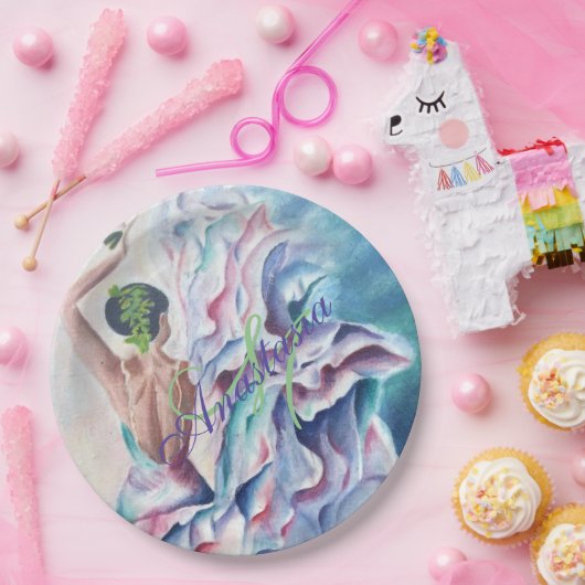 FUN FLAMENCO DANCE PARTY MONOGRAM PAPIEREN BORDJE (Feest)