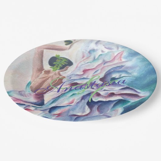 FUN FLAMENCO DANCE PARTY MONOGRAM PAPIEREN BORDJE (Gekanteld)