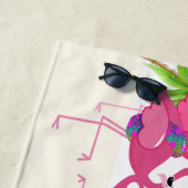 Fun Flamingo Family Strandlaken (In situ)