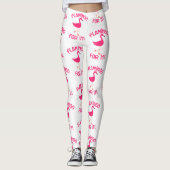 Fun Flamingo for It Tropical Bird Pattern Leggings (Voorkant)