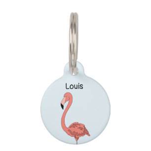 Fun Flamingo Pet Tag Huisdierpenning