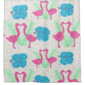 Fun Flamingo Shower Curtain Douchegordijn (Voorkant)