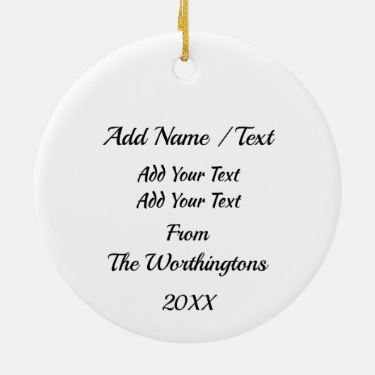 Fun Flamingo Surfer Keramisch Ornament (Achterkant)