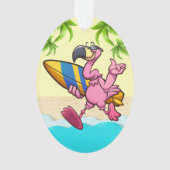 Fun Flamingos Ornament (voorkant)