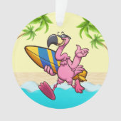 Fun Flamingos Ornament (voorkant)
