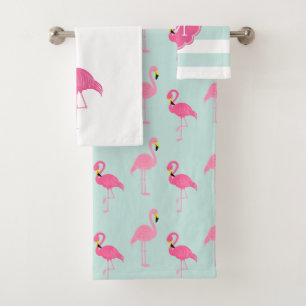 Fun Flamingos Pattern Bad Handdoek