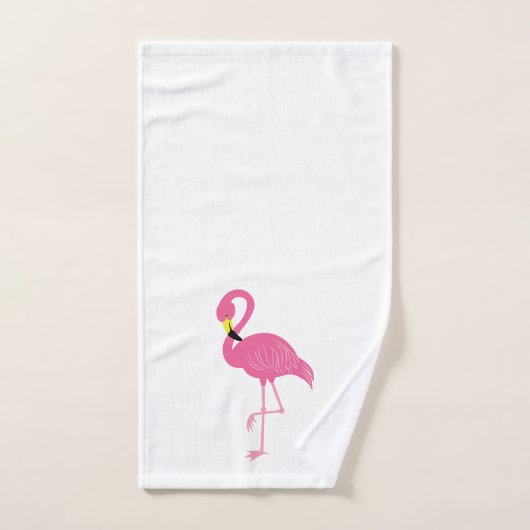 Fun Flamingos Pattern Bad Handdoek (Handdoek)