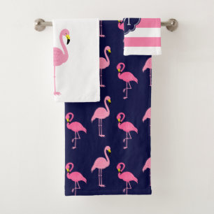 Fun Flamingos Pattern Bad Handdoek