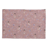 Fun Flappers Lady Glam Roze design Kussensloop (Achterkant-Links)