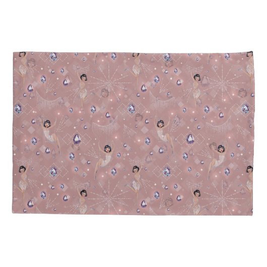 Fun Flappers Lady Glam Roze design Kussensloop (Achterkant-Links)