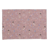 Fun Flappers Lady Glam Roze design Kussensloop (Voorkant-Rechts)