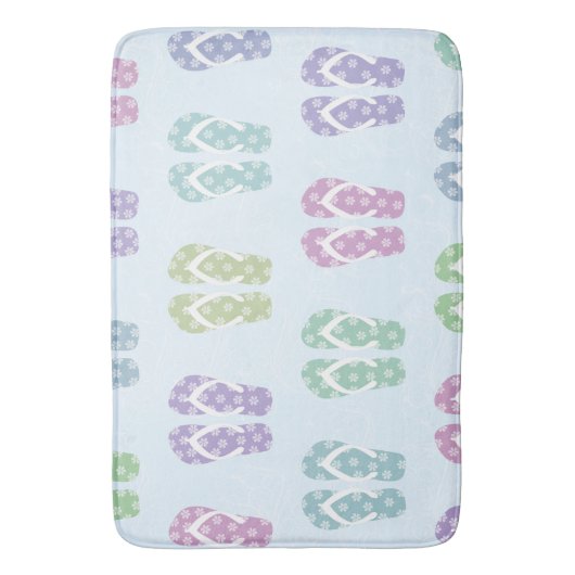 Fun Flip Flop Pattern Badmat (Voorkant Verticaal)
