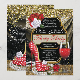 Fun Flirty Birthday Party Kaart