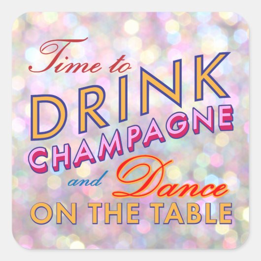 Fun, Flirty & Colorful Sticker (Voorkant)