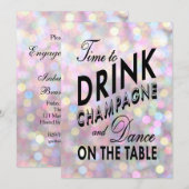 Fun & Flirty Verloving Uitnodiging (Voorkant / Achterkant)