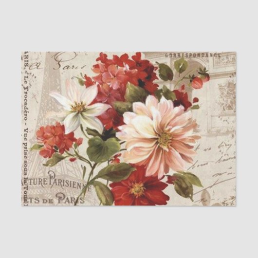Fun  floral any purpose party tissue tissuepapier (Voorkant)