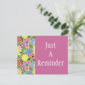 Fun Floral Bright Briefkaart (Staand voorkant)