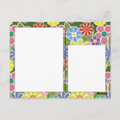 Fun Floral Bright Briefkaart (Achterkant)