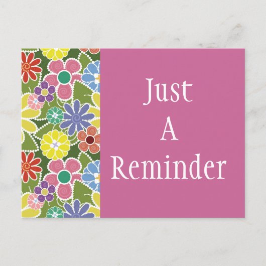 Fun Floral Bright Briefkaart (Voorkant)