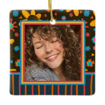 Fun Floral Daisy Custom Foto Naam Datum