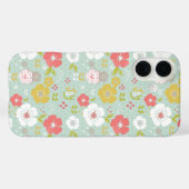 Fun Floral Fantasy Case-Mate iPhone Case (Achterkant (horizontaal))