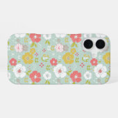 Fun Floral Fantasy iPhone 16 Hoesje (Achterkant horizontaal)
