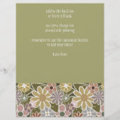 Fun Floral Flyer (Achterkant)