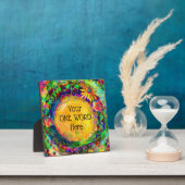 Fun Floral Inspirivity Gepersonaliseerde naam Quot Fotoplaat (Insitu)
