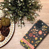  Fun Floral Leaves Trendy Naam Inspirivity Case-Mate iPhone Case