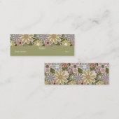 Fun Floral Skinny Visitekaartje (Voorkant / Achterkant)