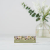 Fun Floral Skinny Visitekaartje (Staand voorkant)