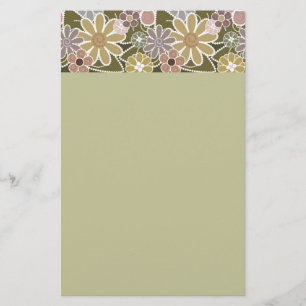 Fun Floral Stationery Briefpapier
