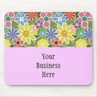 Fun Florals Bright Mousepad Muismat