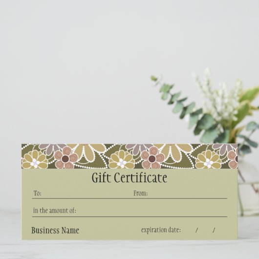 Fun Florals Cadeaubon (Staand voorkant)