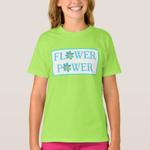 Fun Flower Power Girls' T-Shirt
