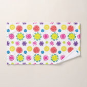 Fun Flowers Colorful Garden Fiesta Bad Handdoek (Handdoek)
