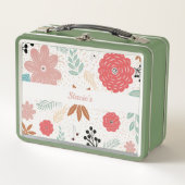 Fun Flowers Metal Lunch Box (Voorkant)