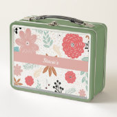 Fun Flowers Metal Lunch Box (Voorkant)