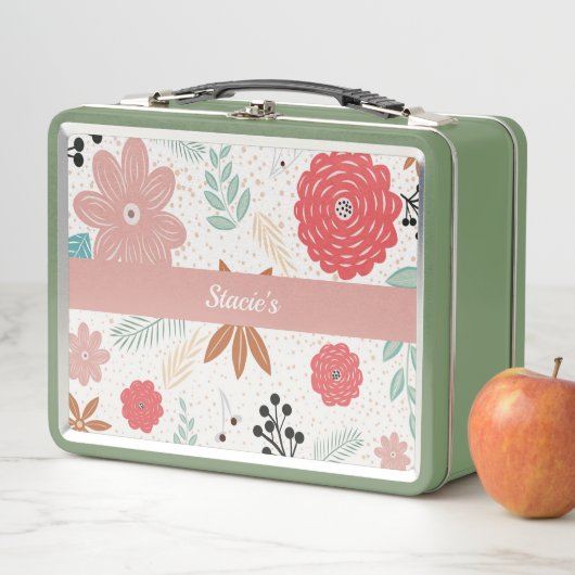 Fun Flowers Metal Lunch Box (In situ)
