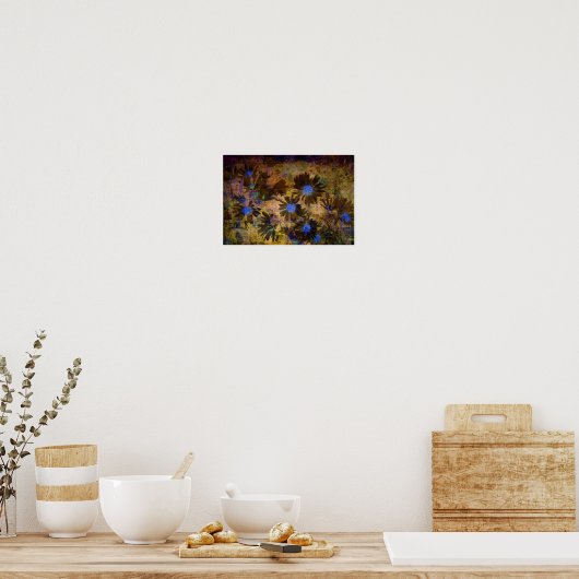 Fun Flowers Poster (Keuken)