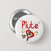 Fun Flute Button (Voorkant /achterkant)