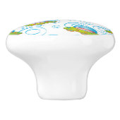 Fun Flying UFO Keramische Knop (Zijkant)