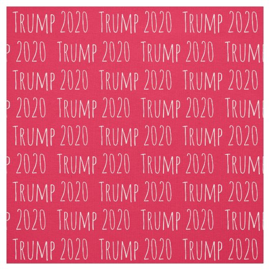 Fun Font Donald Trump 2020 Pattern Stof (Swatch)