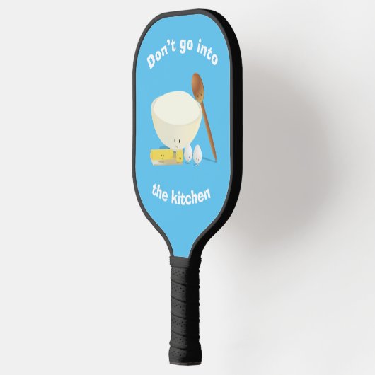 Fun Food Cartoon Kitchen Pickleball Paddle (Links)