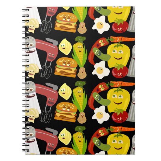 Fun Food Collage Notitieboek (Voorkant)