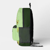 Fun Food Schattigee avocado Kinder naam Bedrukte Rugzak (Rechts)