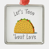 Fun Foodie Design Metalen Ornament (Voorkant)