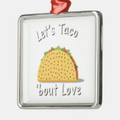 Fun Foodie Design Metalen Ornament (Links)