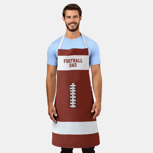 Fun Football Fan Grilling Schort (Gedragen)