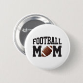 Fun Football mama Ronde Button 5,7 Cm (Voorkant /achterkant)
